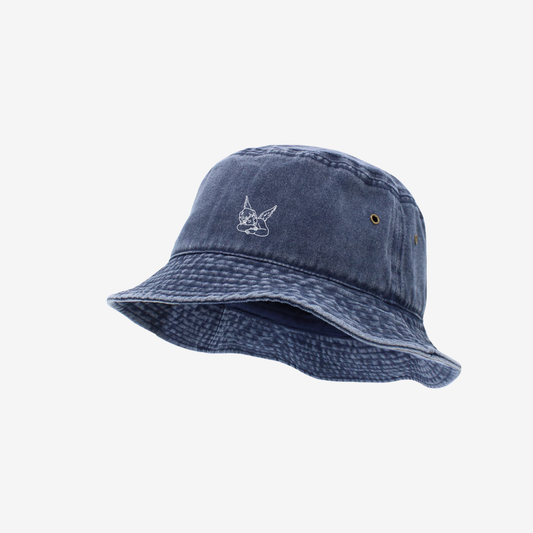 Cupid Bucket Hat - Vintage Navy - White