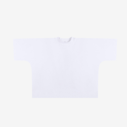 Super Oversized Cropped T-Shirt - White