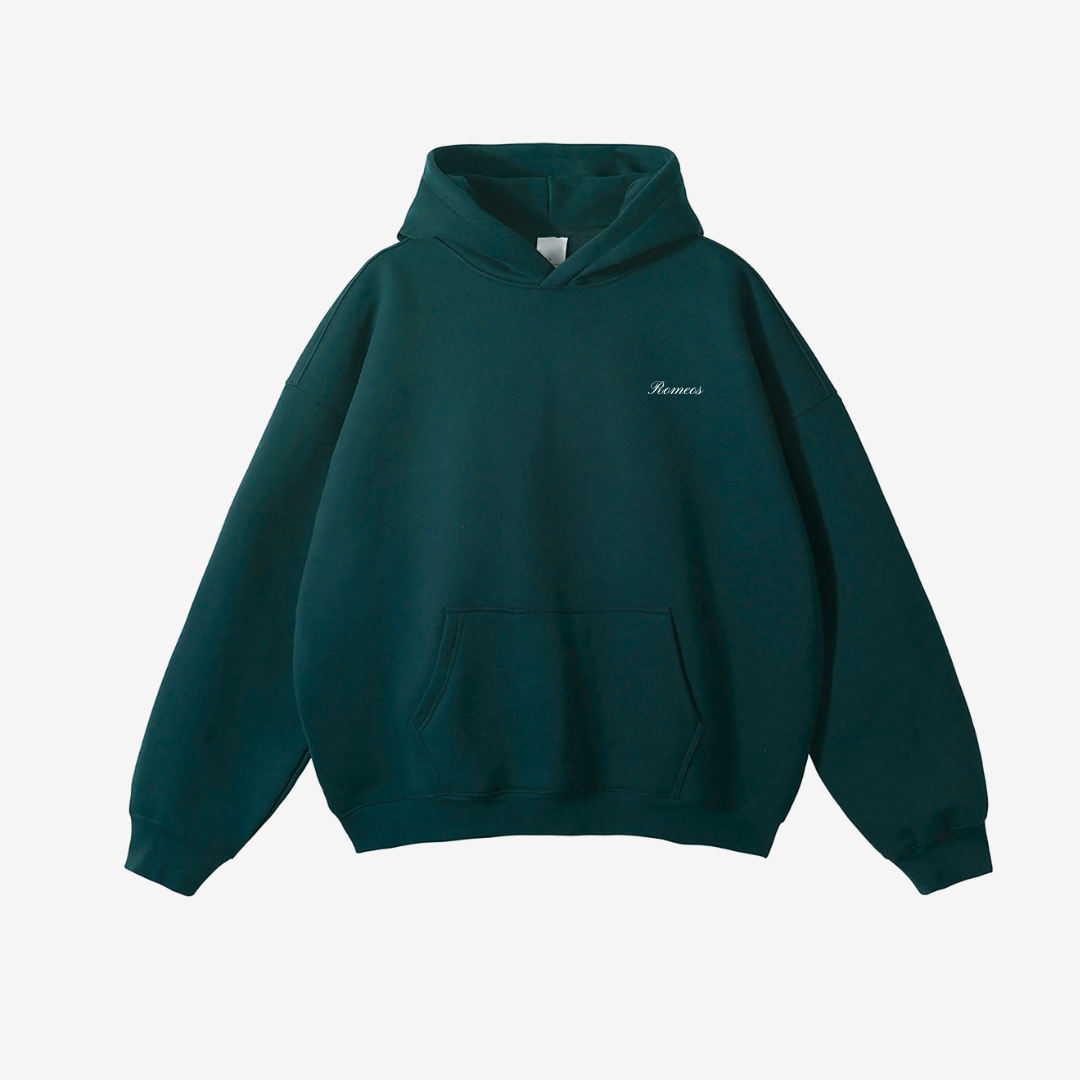 Script Hoodie - Green -