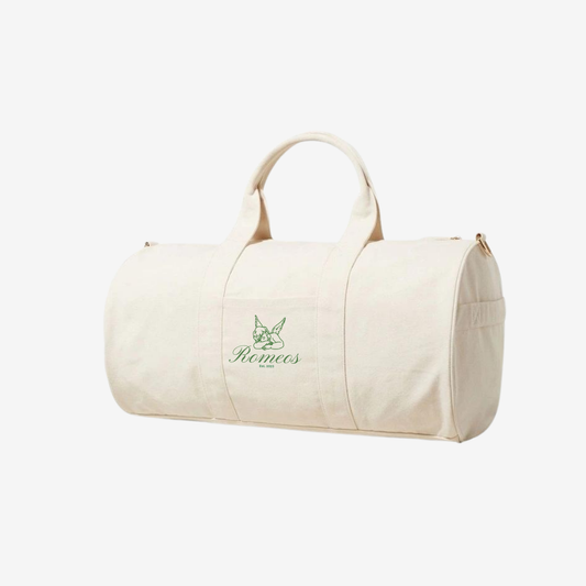 Cupid Logo Duffle Bag - Beige - Green