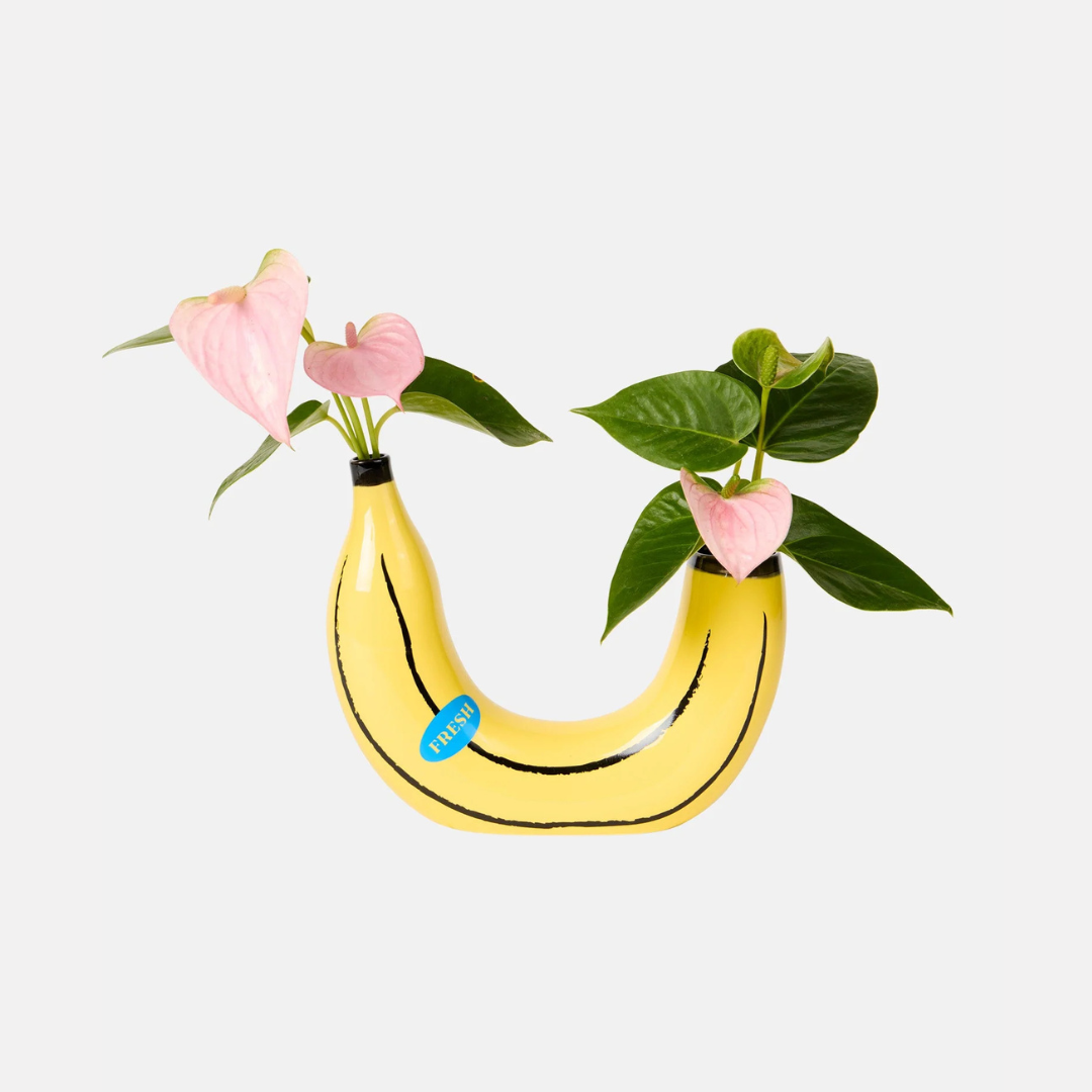 Farmers Market Banana Vase