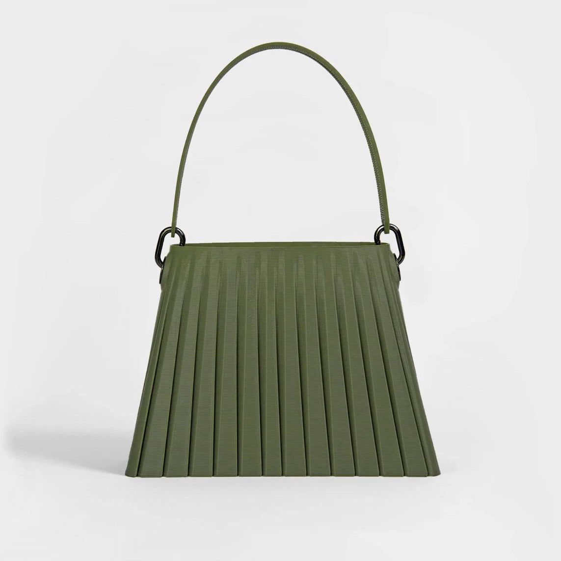 Pleated in Olive