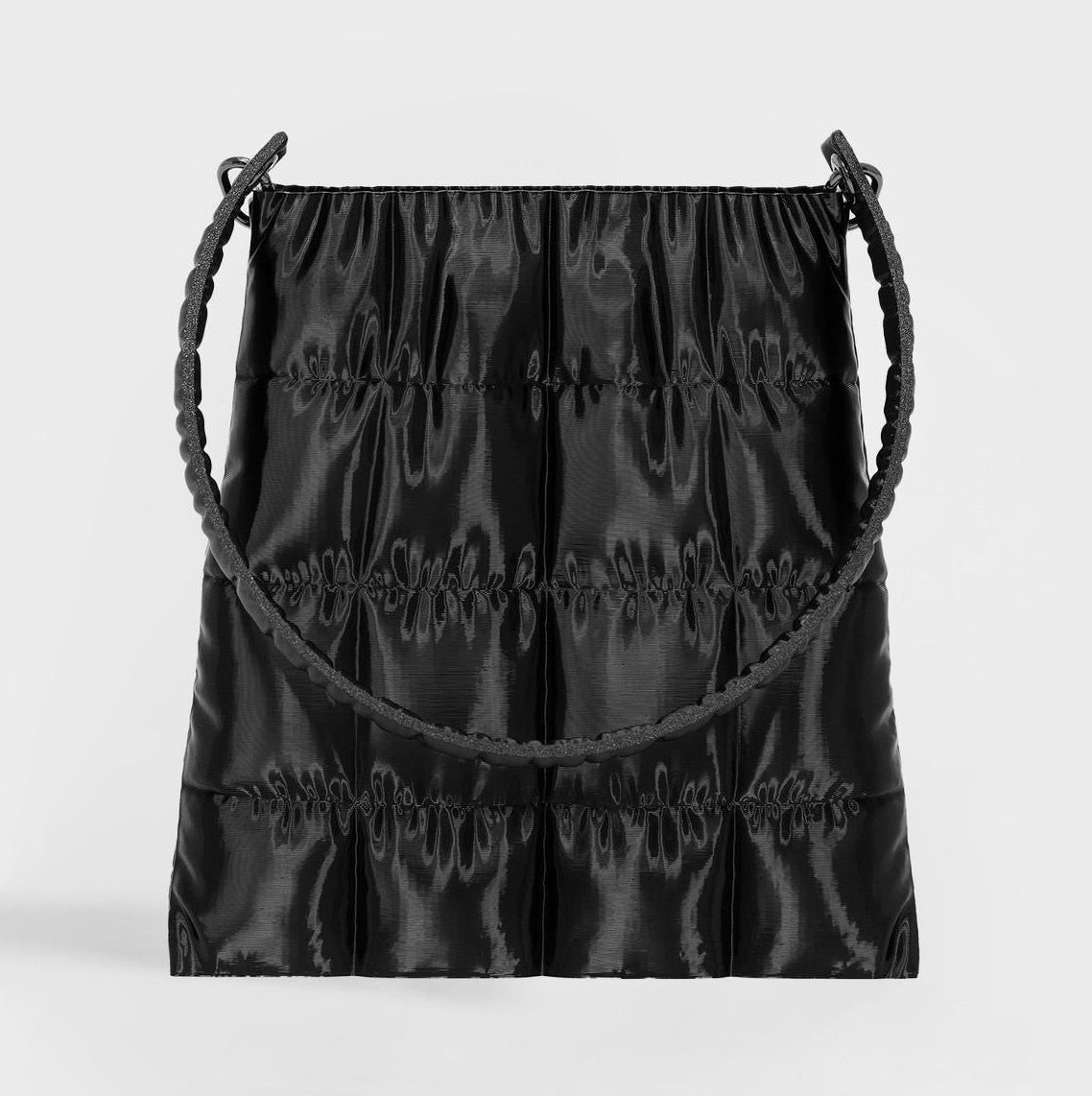 Puffer Tote in Black