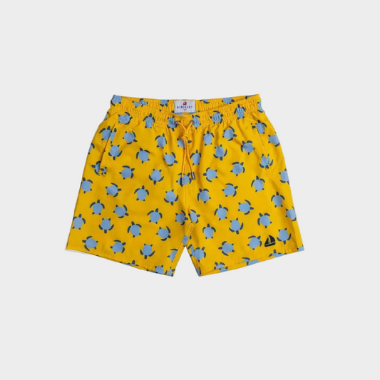 Kids Yellow Turtle Shrt