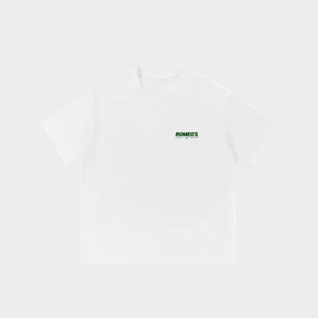 Coffee Club T-Shirt  -White- Green