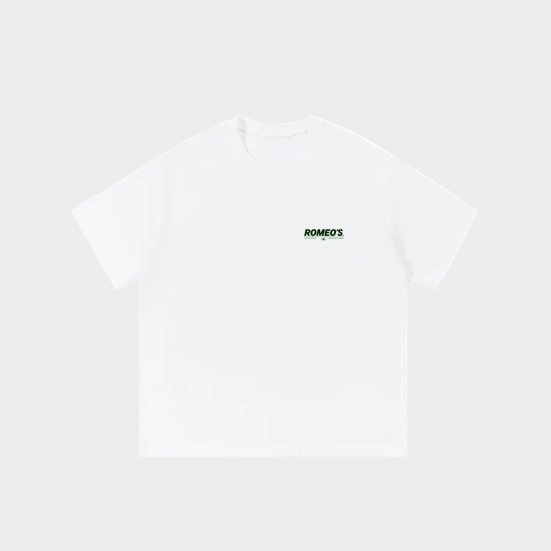 Coffee Club T-Shirt  -White- Green
