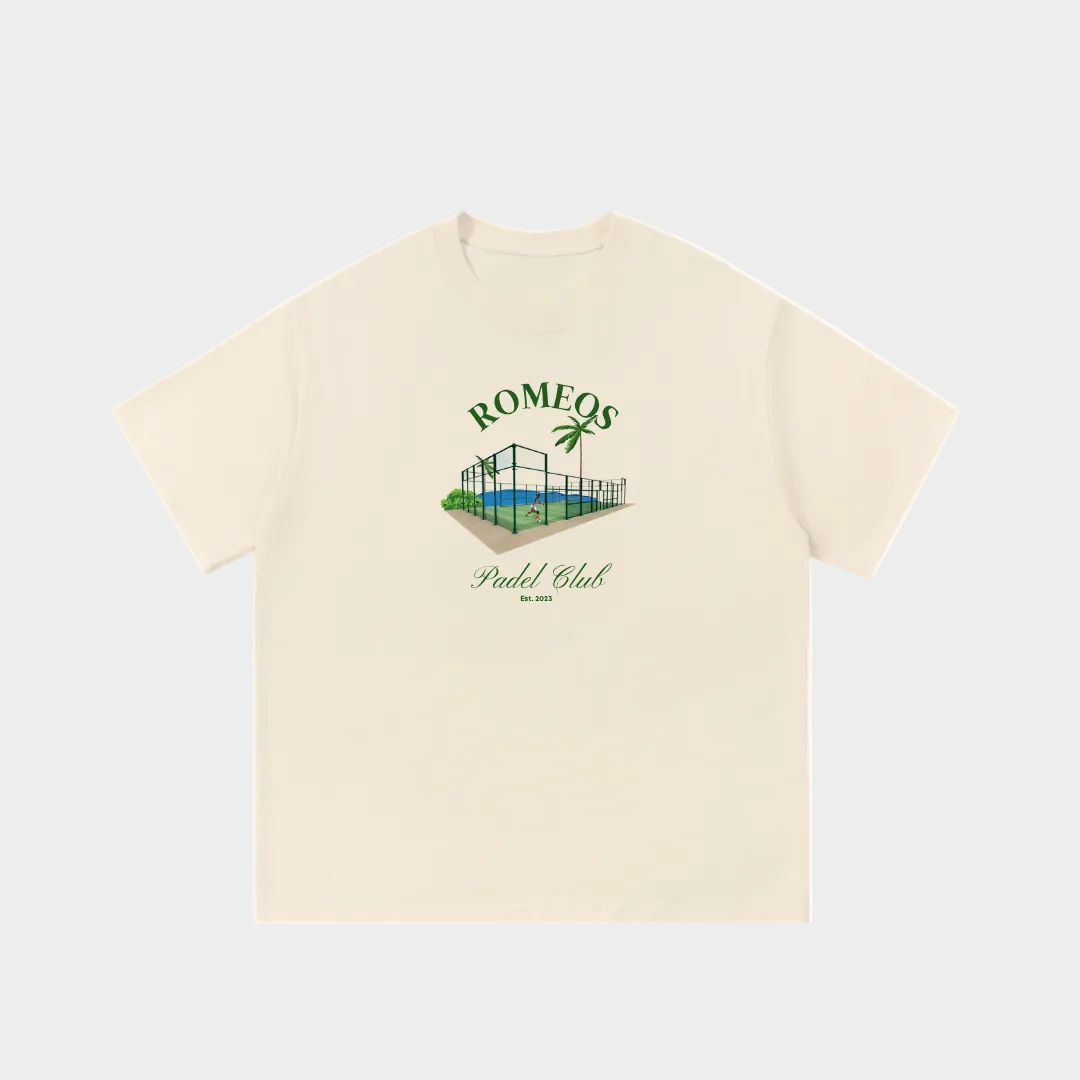 Padel Club T-Shirt - Cream - Multi