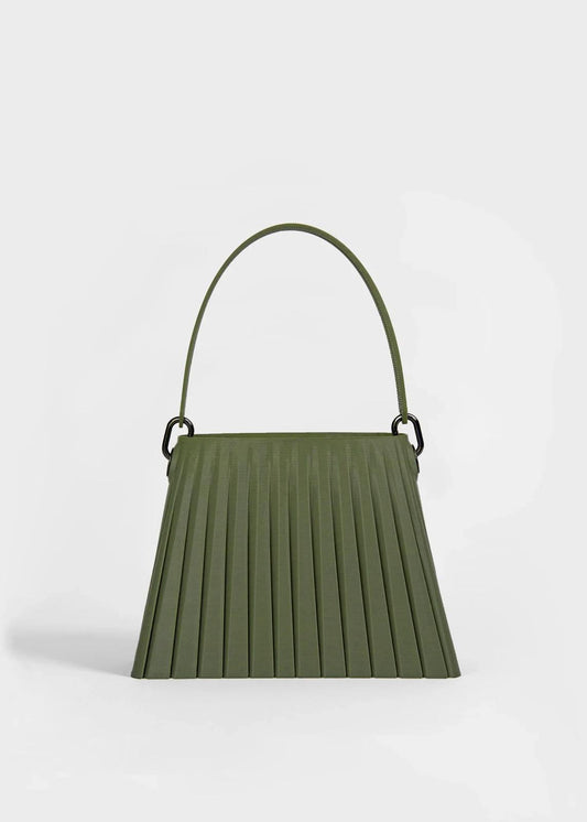 Pleated in Olive